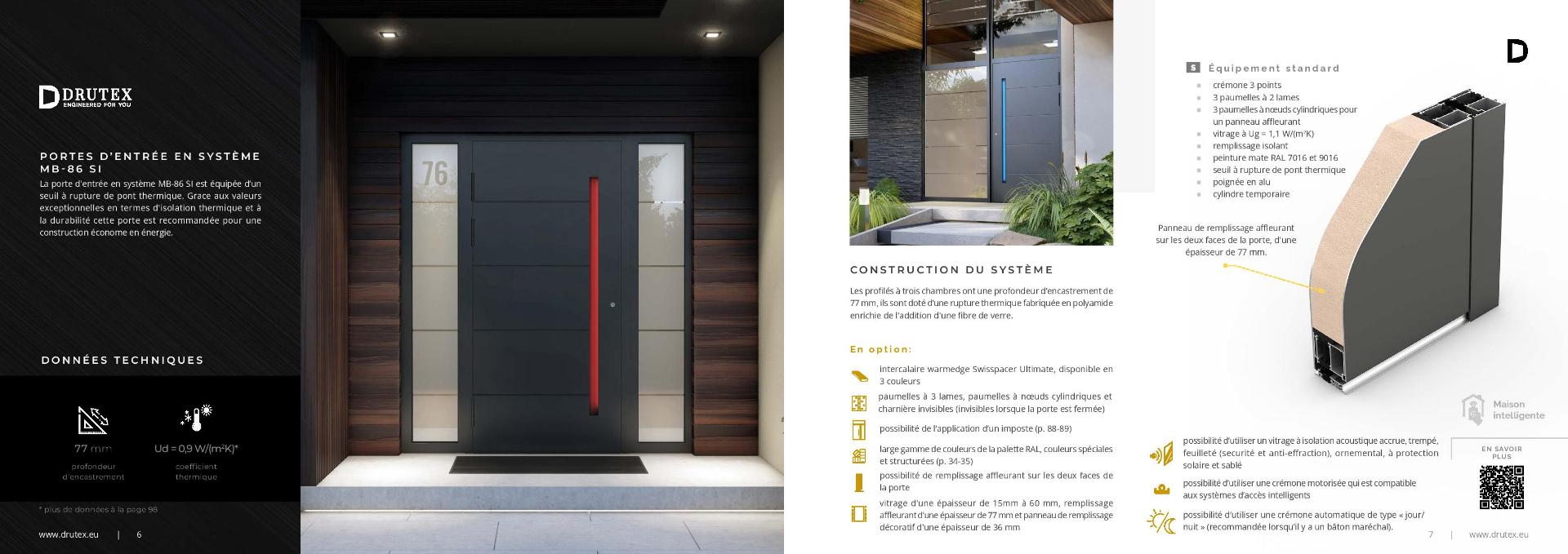 Menuiserie Drutex – Porte d’entr&eacute;e Erstein