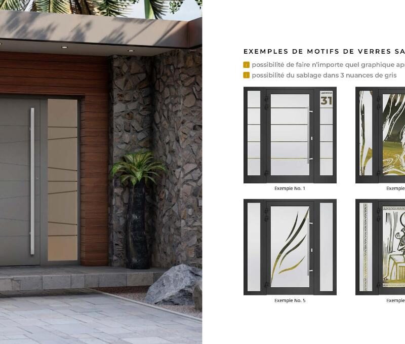 Menuiserie Drutex – Porte d’entr&eacute;e Obernai 2